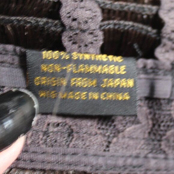 Shaggy Layered Lace Front Wig - Dark Brown, Synthetic, Adjustable Fit, Used - Picture 12 of 12